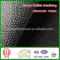 Fusible caractéristique 100% Polyester Fusible à doublure interligne Vêtement interligne pour l&#39;Egypte Pakistan Turquie Bangladesh Vietnam